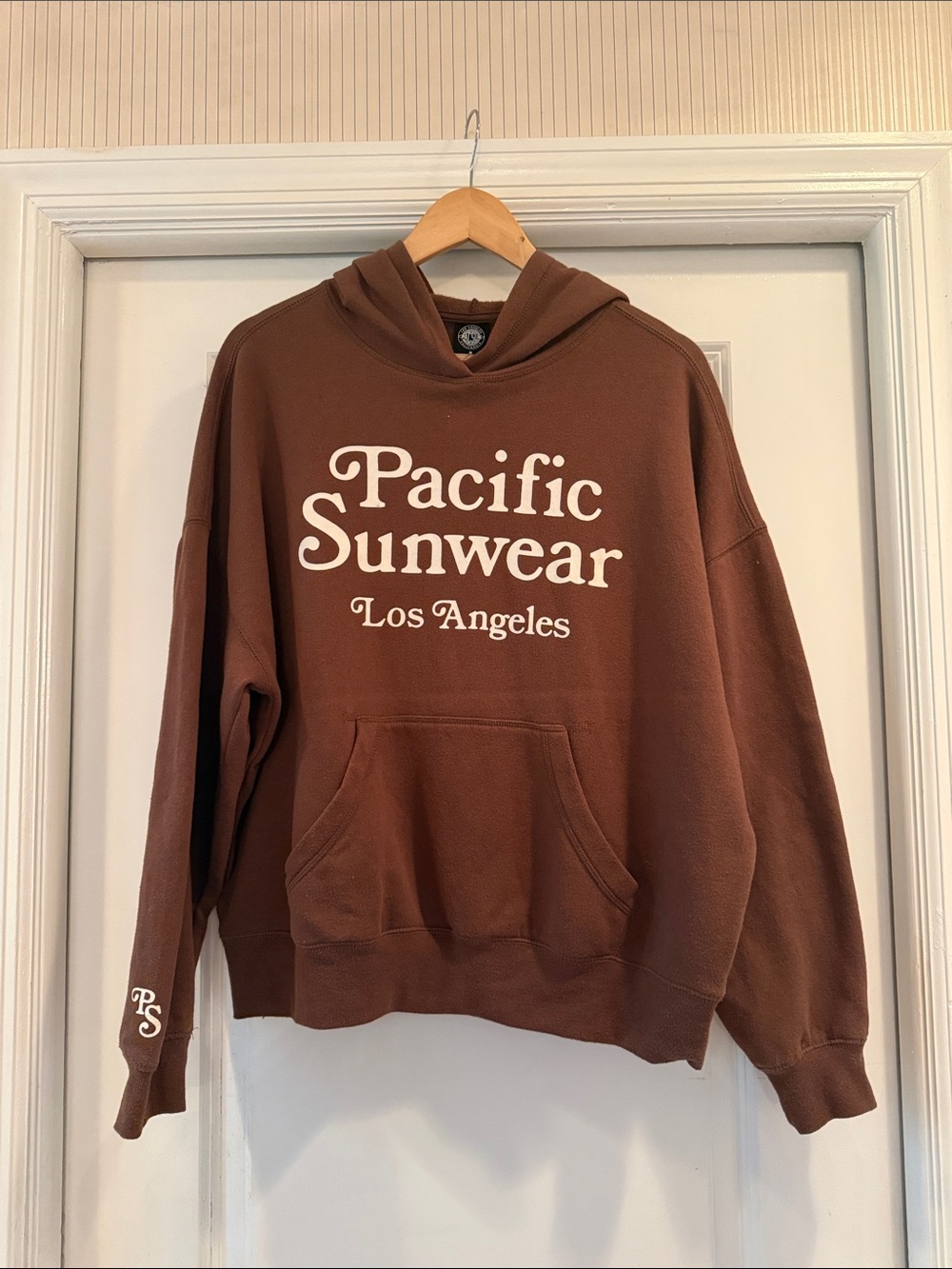 PacSun Brown Pacific Sunwear Los Angeles Hoodie